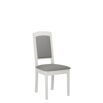 Čalúnená stolička do kuchyne ENELI 14 - biela / šedá