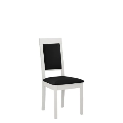 Kuchynská čalúnená stolička ENELI 13 - biela / čierna