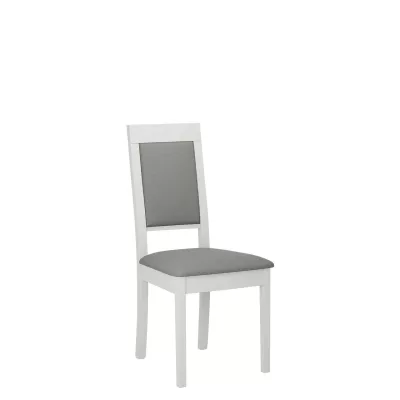 Kuchynská čalúnená stolička ENELI 13 - biela / šedá