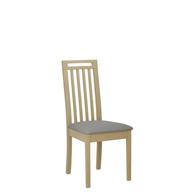 Jedálenská stolička s čalúneným sedákom ENELI 10 - dub sonoma / šedá