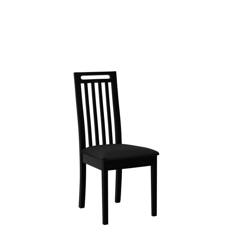 Jedálenská stolička s čalúneným sedákom ENELI 10 - čierna