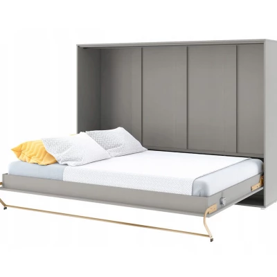 Horizontálna sklápacia manželská posteľ 140x200 CELENA 1 - šedá