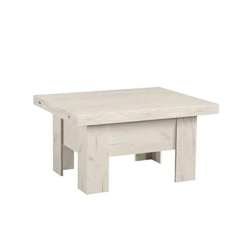 Rozkladací stôl VILKO - dub kraft biely