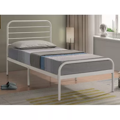 Jednolôžková posteľ GINA - 90x200 cm, biela