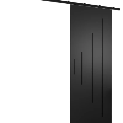 Posuvné dvere s čiernym úchytom PERDITA 3 - 70 cm, čierne