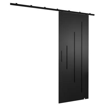 Posuvné dvere s čiernym úchytom PERDITA 3 - 70 cm, čierne