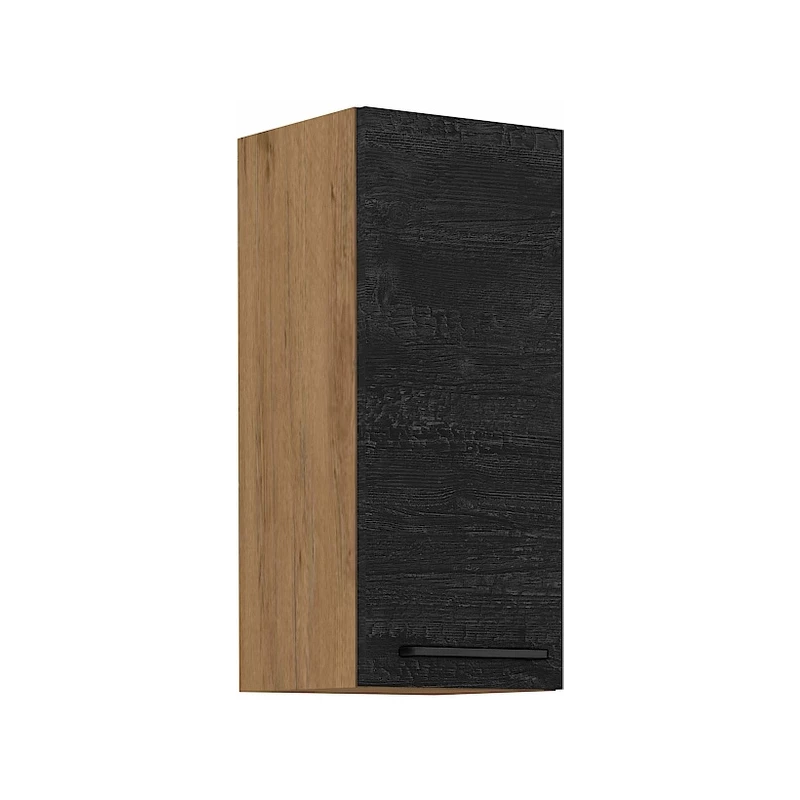 Horná kuchynská skrinka VANYA - šírka 30 cm, dark wood / dub lancelot