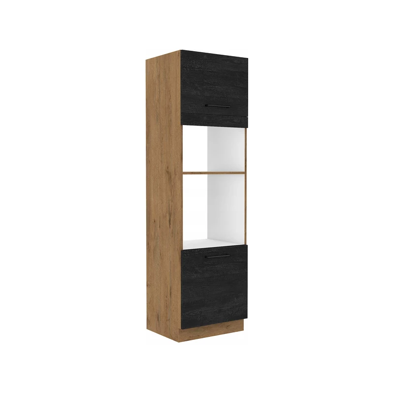 Skriňa na vstavané spotrebiče MYRNA - šírka 60 cm, dark wood / dub lancelot