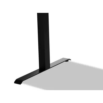 Výškovo nastaviteľný písací stôl HUTTO 1 - čierny / biely