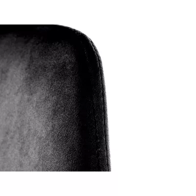Set 2x čalúnená stolička do kuchyne TINAHELY - čierny