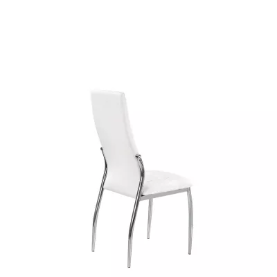 Set 4x čalúnená jedálenská stolička BLARNEY - biela ekokoža