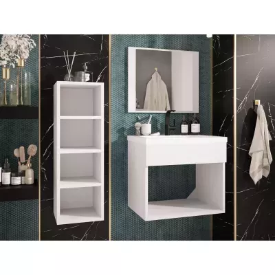 Kúpeľňová zostava SILVINO 4 - biela + umývadlo a sifón ZDARMA