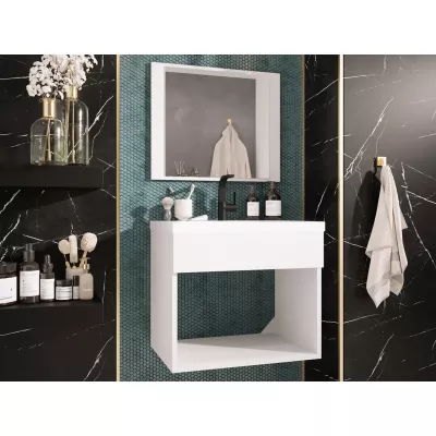 Kúpeľňová zostava SILVINO 6 - čierna + umývadlo a sifón ZDARMA