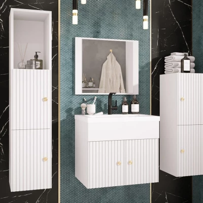 Kúpeľňová zostava SILVINO 2 - biela + umývadlo a sifón ZDARMA