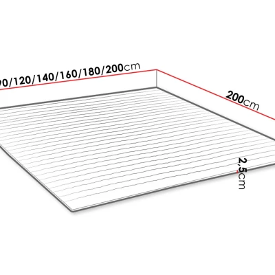 Topper 80x200 CARL