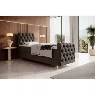 Čalúnená posteľ 80x200 ADRIA COMFORT PLUS - hnedá