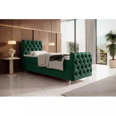 Čalúnená posteľ 80x200 ADRIA PLUS - zelená