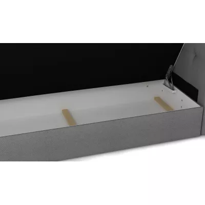 Čalúnená posteľ s úložným priestorom LETICIA 2 - 90x200, šedá