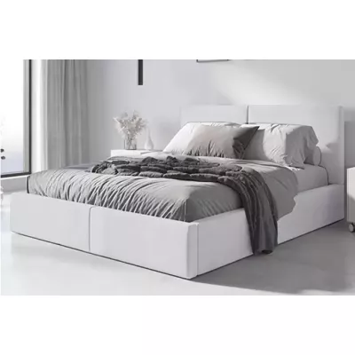 Manželská posteľ 140x200 JOSKA s matracom - biela