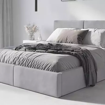 Jednolôžková posteľ 120x200 JOSKA s matracom - popolavá