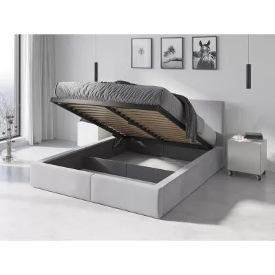 Jednolôžková posteľ 120x200 JOSKA s matracom - popolavá