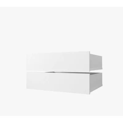 Set 2 šuplíkov do skrine 250 cm UNIS - biely