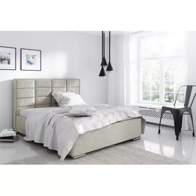 Jednolôžková posteľ 120x200 CAFFARA - béžová