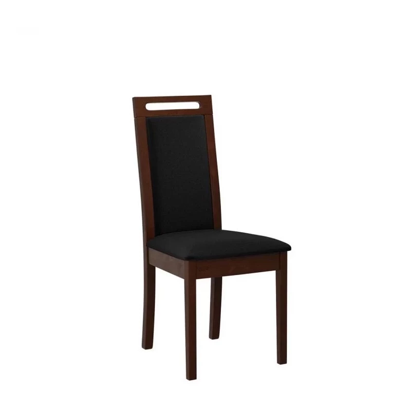 Čalúnená stolička do kuchyne ENELI 6 - orech / čierna