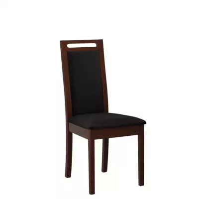 Čalúnená stolička do kuchyne ENELI 6 - orech / čierna