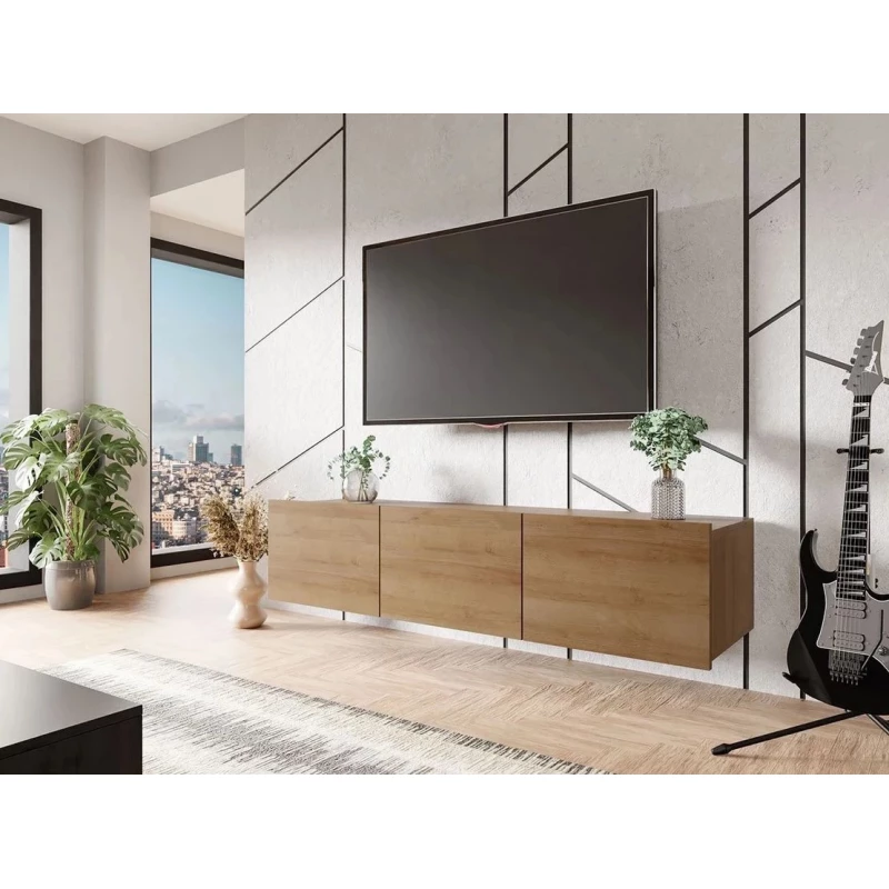 TV stolík 150 cm CHEMUNG - dub zlatý