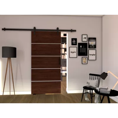 Posuvné interiérové dvere BUSHLAND 2 - 86 cm, wenge