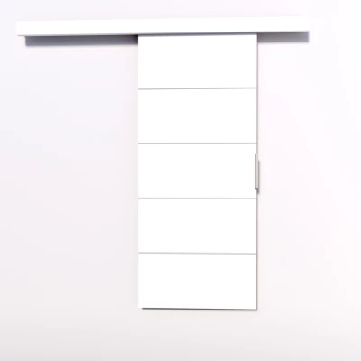 Posuvné interiérové dvere BARRET 2 - 96 cm, biele