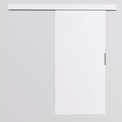 Posuvné dvere na stenu BARRET 1 - 86 cm, biele