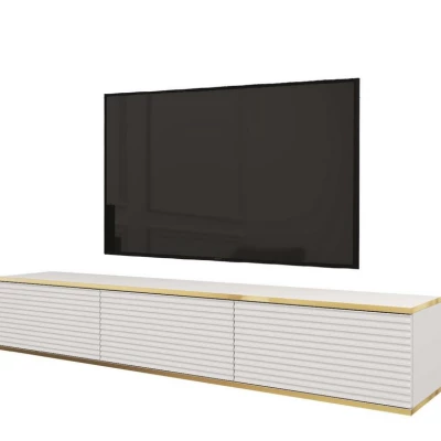 Stolík pod TV REFUGIO - 175 cm, biely