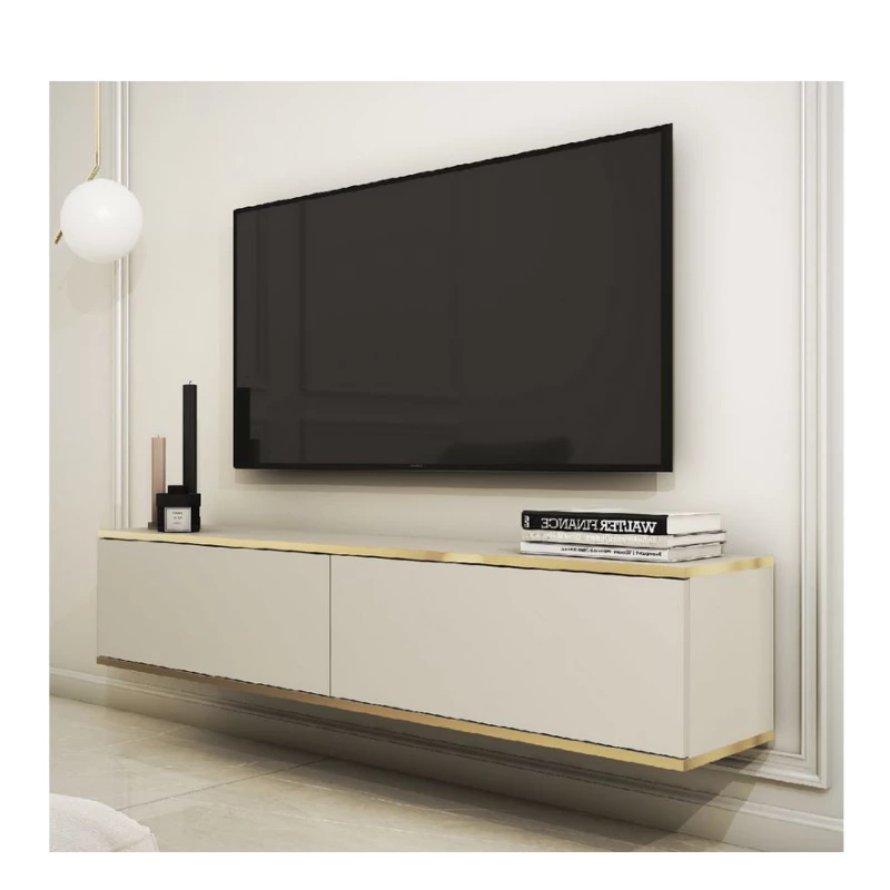 Televízny stolík REFUGIO - 135 cm, béžový