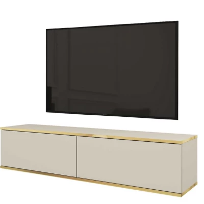Televízny stolík REFUGIO - 135 cm, béžový