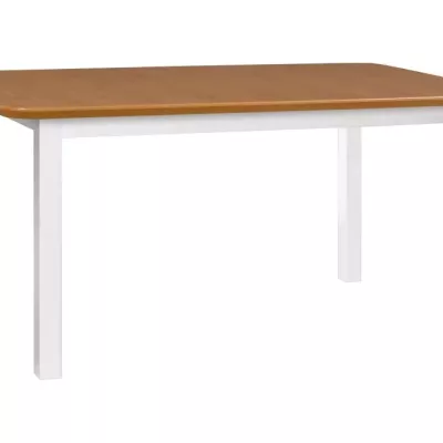 Jedálenský stôl BENEDIKT 2S - gaštan / biela