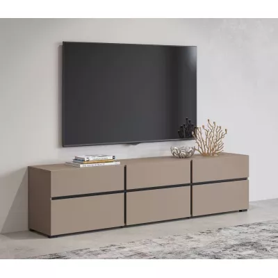 TV stolík GLENROSE - congo / čierny