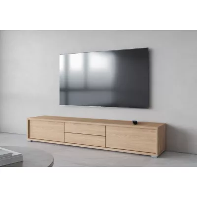 Závesný TV stolík so šuplíkmi IRVING 2 - dub olejovaný