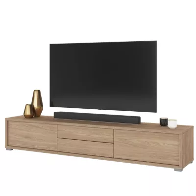 Závesný TV stolík so šuplíkmi IRVING 2 - dub olejovaný