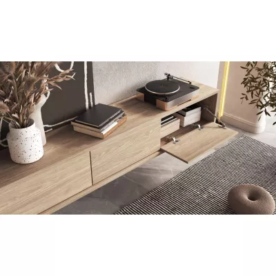 Závesný TV stolík IRVING 1 - dub olejovaný