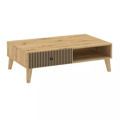 Konferenčný stolík so šuplíkom HEWITT - dub artisan