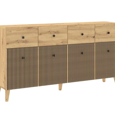 Veľká kombinovaná komoda HEWITT - dub artisan