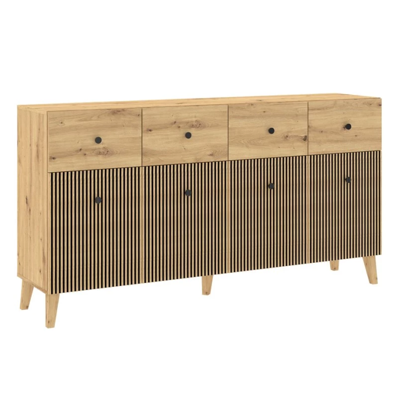 Veľká kombinovaná komoda HEWITT - dub artisan