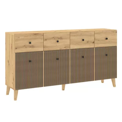 Veľká kombinovaná komoda HEWITT - dub artisan