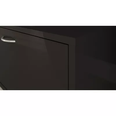Stolík pod televíziu LAMPASES - čierny
