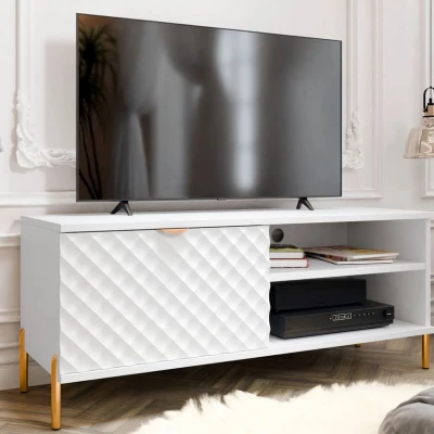 TV stolík ASLAN - biely