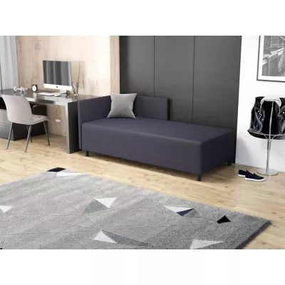 Jednolôžková posteľ 90x195 INORI 1 - čierna