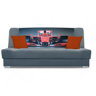 Rozkladacia pohovka BIRMA - šedá / formula