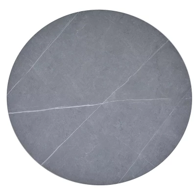 Okrúhly jedálenský stôl 90 KAMILO - šedý / čierny